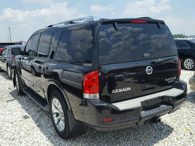 5N1BA0NF8BN609230 - 2011 NISSAN ARMADA PLA BLACK photo 3