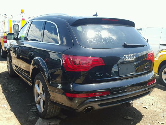 WA1DGAFE0BD010703 - 2011 AUDI Q7 PRESTIG BLACK photo 3