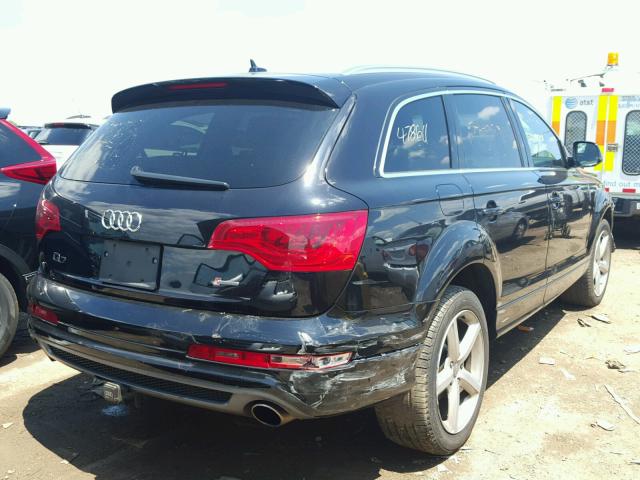 WA1DGAFE0BD010703 - 2011 AUDI Q7 PRESTIG BLACK photo 4