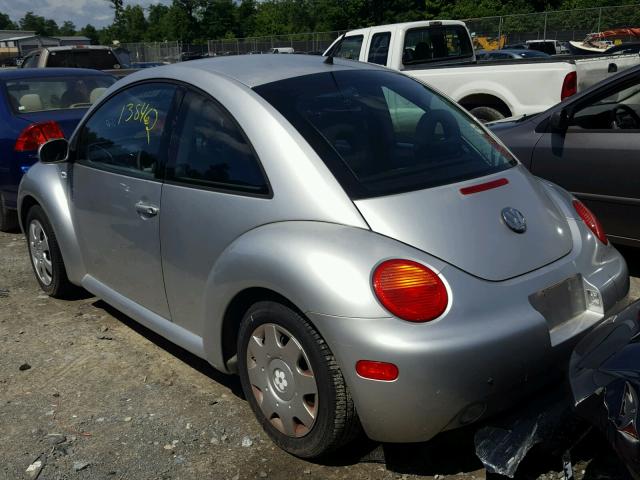 3VWCK21C21M466391 - 2001 VOLKSWAGEN NEW BEETLE 银色 照片 3