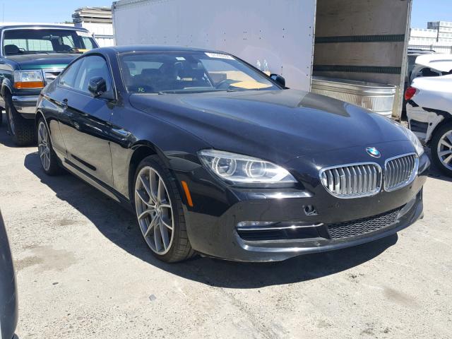 WBAYM9C54DDW20302 - 2013 BMW 650 I შავი ფოტო 1