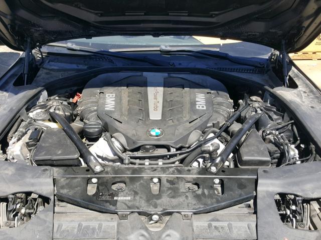 WBAYM9C54DDW20302 - 2013 BMW 650 I შავი ფოტო 7