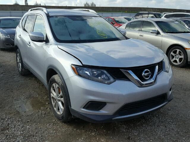 KNMAT2MT2FP561537 - 2015 NISSAN ROGUE SILVER photo 1