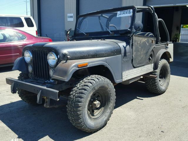 J2F835TH44109 - 1972 JEEP CJ5 BLACK photo 2