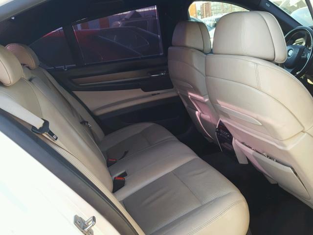 WBAKA8C55ACY35570 - 2010 BMW 750 I WHITE photo 6