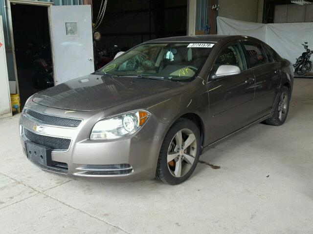 1G1ZC5EU6BF106744 - 2011 CHEVROLET MALIBU 1LT GRAY photo 2
