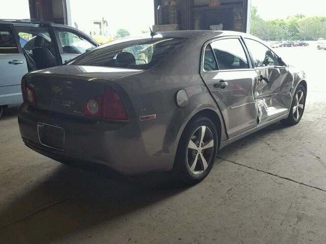 1G1ZC5EU6BF106744 - 2011 CHEVROLET MALIBU 1LT GRAY photo 4
