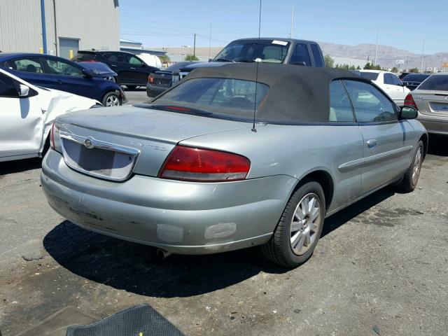 1C3EL65R84N125350 - 2004 CHRYSLER SEBRING LI TAN photo 4