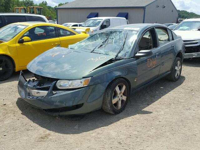 1G8AL55F97Z104475 - 2007 SATURN ION LEVEL GREEN photo 2