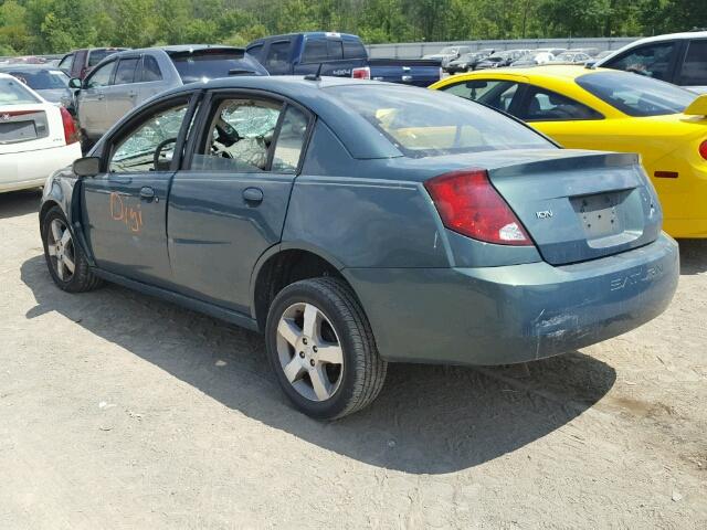 1G8AL55F97Z104475 - 2007 SATURN ION LEVEL GREEN photo 3