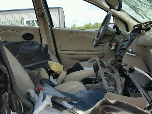 1G8AL55F97Z104475 - 2007 SATURN ION LEVEL GREEN photo 5