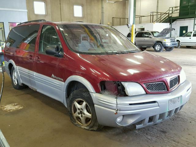 1GMDX03E41D220087 - 2001 PONTIAC MONTANA RED photo 1