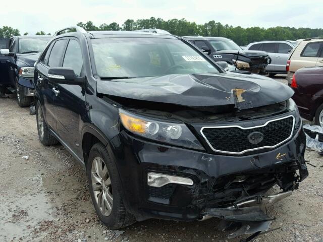 5XYKW4A25CG256003 - 2012 KIA SORENTO SX BLACK photo 1