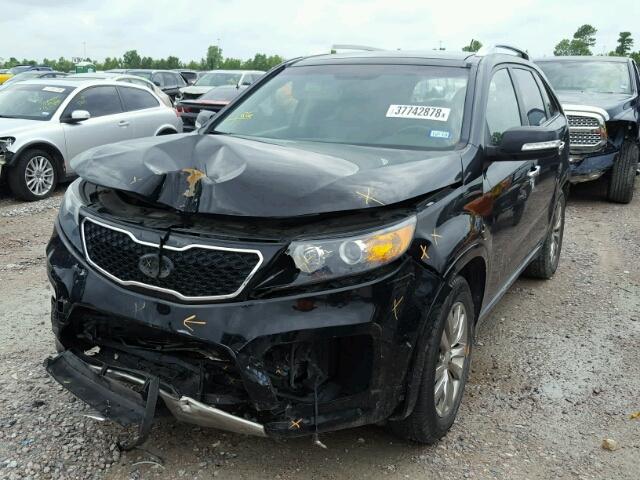 5XYKW4A25CG256003 - 2012 KIA SORENTO SX BLACK photo 2