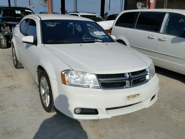 1B3BD1FG5BN515171 - 2011 DODGE AVENGER MA WHITE photo 1