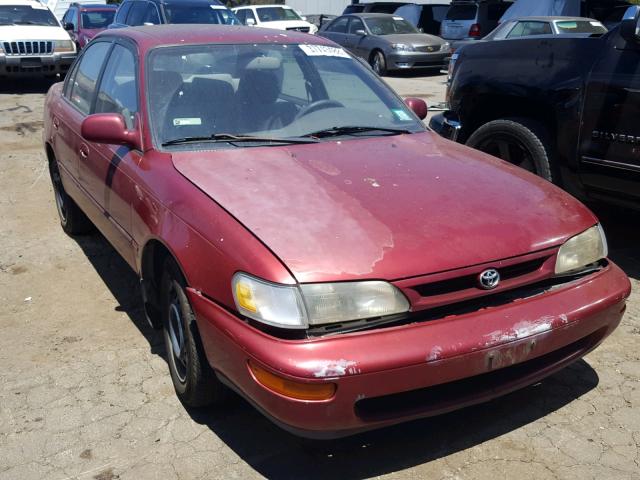 1NXBB02E8VZ510152 - 1997 TOYOTA COROLLA DX MAROON photo 1