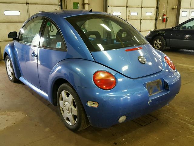 3VWBB61C5WM039815 - 1998 VOLKSWAGEN NEW BEETLE 蓝色 照片 3