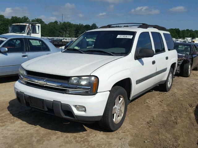 1GNES16S036244545 - 2003 CHEVROLET TRAILBLAZE WHITE photo 2