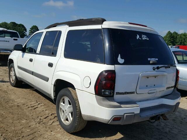 1GNES16S036244545 - 2003 CHEVROLET TRAILBLAZE WHITE photo 3