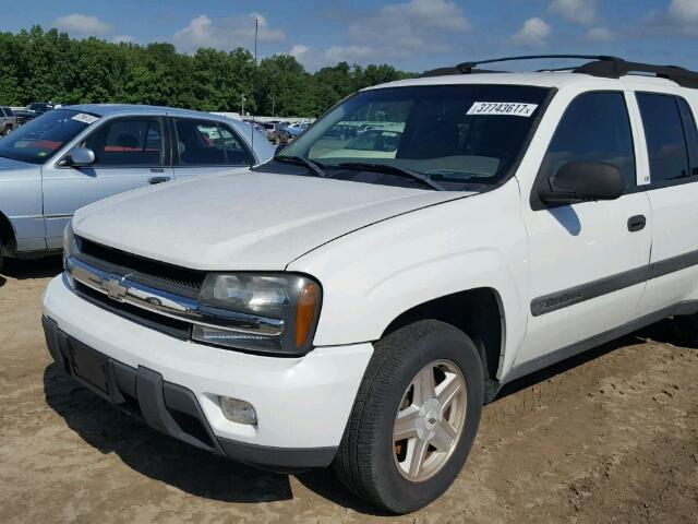 1GNES16S036244545 - 2003 CHEVROLET TRAILBLAZE WHITE photo 9