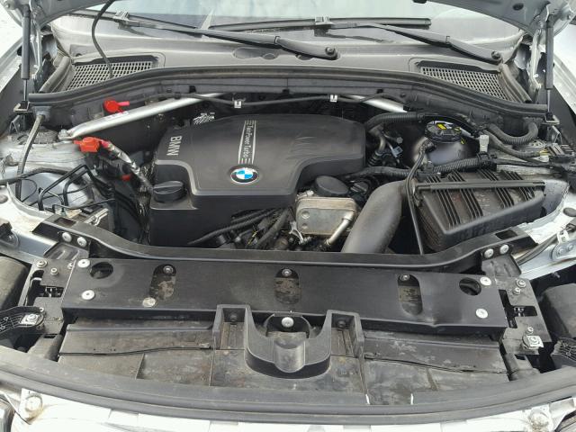 5UXWZ7C3XH0V92984 - 2017 BMW X3 SDRIVE2 SILVER photo 7