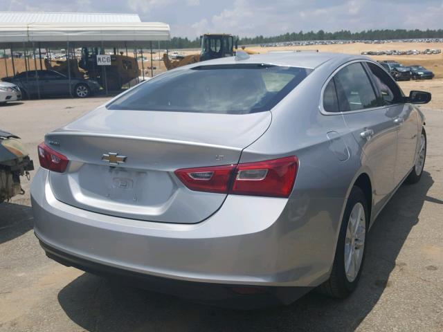 1G1ZD5ST4JF131634 - 2018 CHEVROLET MALIBU LT GRAY photo 4