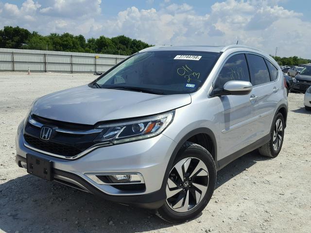 5J6RM3H97GL011273 - 2016 HONDA CR-V TOURI SILVER photo 2