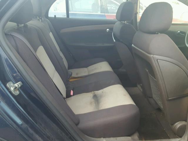 1G1ZH57B79F218542 - 2009 CHEVROLET MALIBU 1LT ლურჯი ფოტო 6