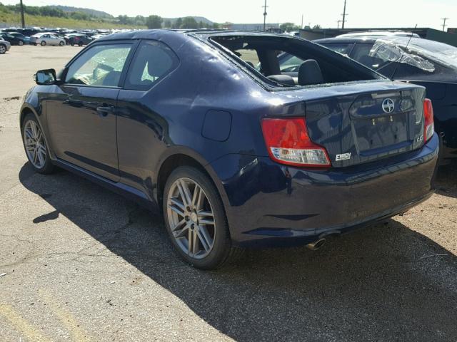 JTKJF5C76C3038997 - 2012 TOYOTA SCION TC 蓝色 照片 3