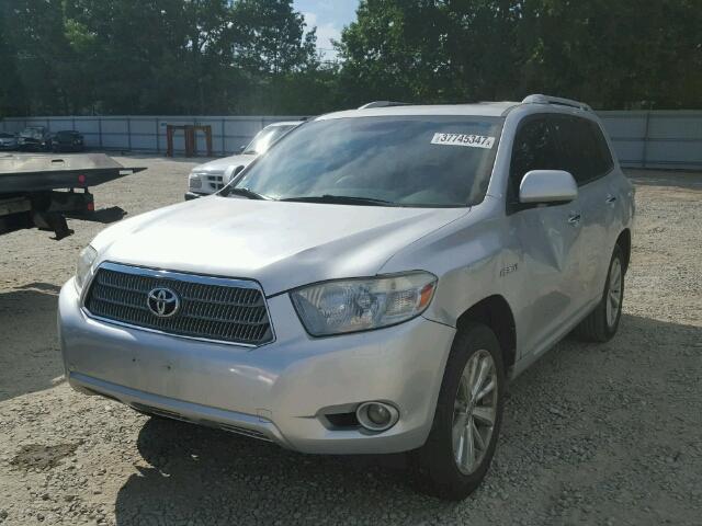 JTEEW44A382019068 - 2008 TOYOTA HIGHLANDER SILVER photo 2