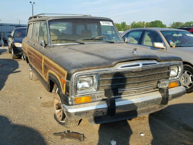 1JCNJ15U7HT088204 - 1987 JEEP GRAND WAGO BROWN photo 1