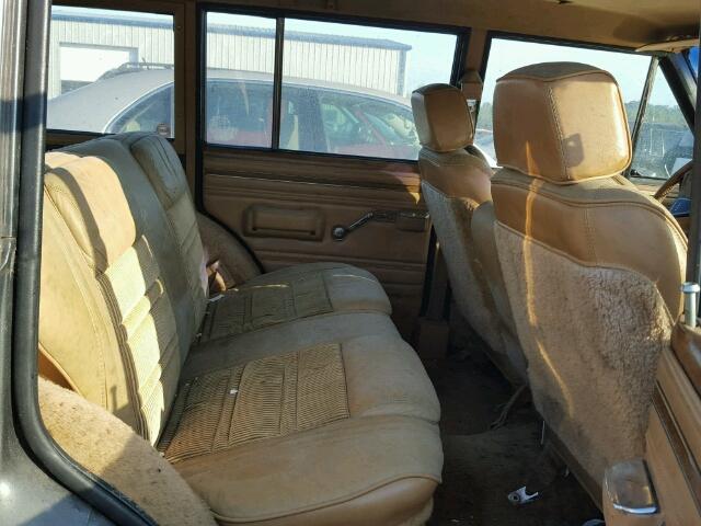 1JCNJ15U7HT088204 - 1987 JEEP GRAND WAGO BROWN photo 6