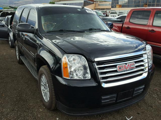 1GKFK13569R231886 - 2009 GMC YUKON HYBR BLACK photo 1