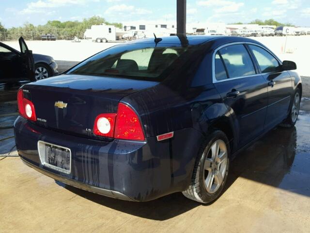 1G1ZG57B09F172202 - 2009 CHEVROLET MALIBU LS BLUE photo 4