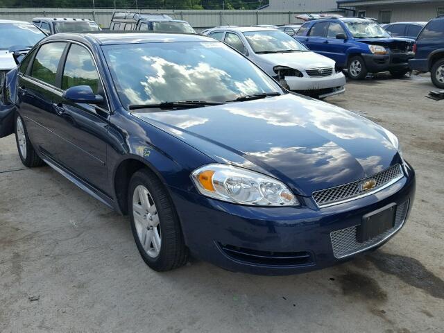 2G1WB5E38C1212571 - 2012 CHEVROLET IMPALA LT BLUE photo 1