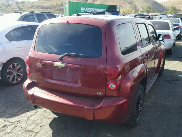 3GNDA13D08S586116 - 2008 CHEVROLET HHR LS Tünd qırmızı foto 4