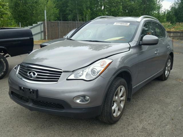 JNKAJ09F08M360817 - 2008 INFINITI EX35 BASE SILVER photo 2