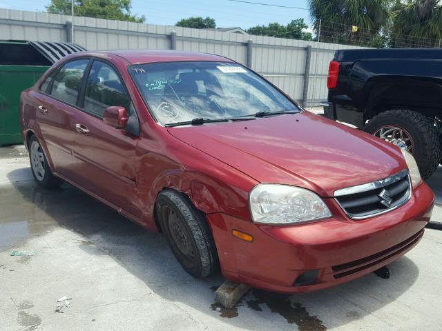 KL5JD56Z07K690445 - 2007 SUZUKI FORENZA BA RED photo 1