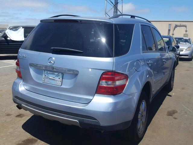 4JGBB86E86A067416 - 2006 MERCEDES-BENZ ML 350 SILVER photo 4