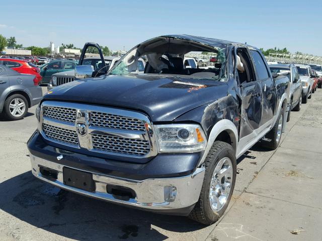 1C6RR7NM2ES319694 - 2014 RAM 1500 LARAM BLACK photo 2