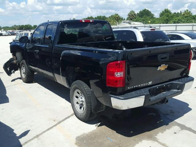 1GCEC19X88Z247289 - 2008 CHEVROLET SILVERADO BLACK photo 3