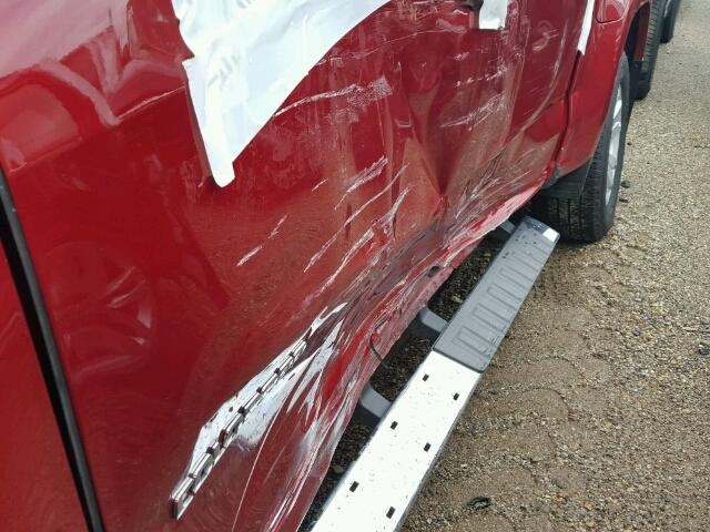 1GCGSCE30G1169744 - 2016 CHEVROLET COLORADO L RED photo 10