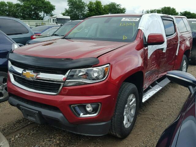 1GCGSCE30G1169744 - 2016 CHEVROLET COLORADO L RED photo 2