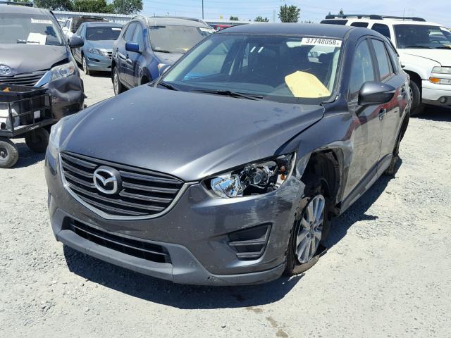 JM3KE2BYXG0637746 - 2016 MAZDA CX-5 SPORT GRAY photo 2