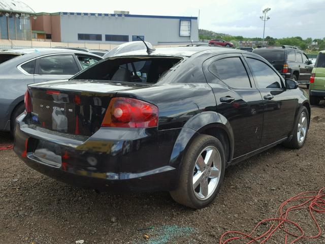 1B3BD1FB6BN559362 - 2011 DODGE AVENGER MA BLACK photo 4