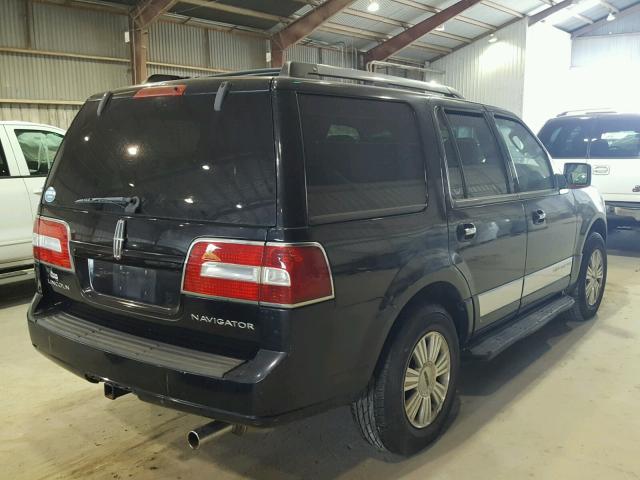 5LMFU27587LJ14342 - 2007 LINCOLN NAVIGATOR BLACK photo 4