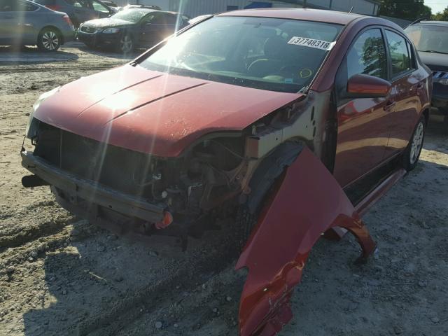 3N1AB6AP4AL729249 - 2010 NISSAN SENTRA 2.0 RED photo 2