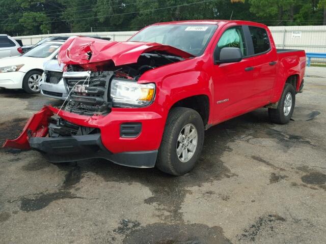 1GTG5BEA5G1308900 - 2016 GMC CANYON RED photo 2