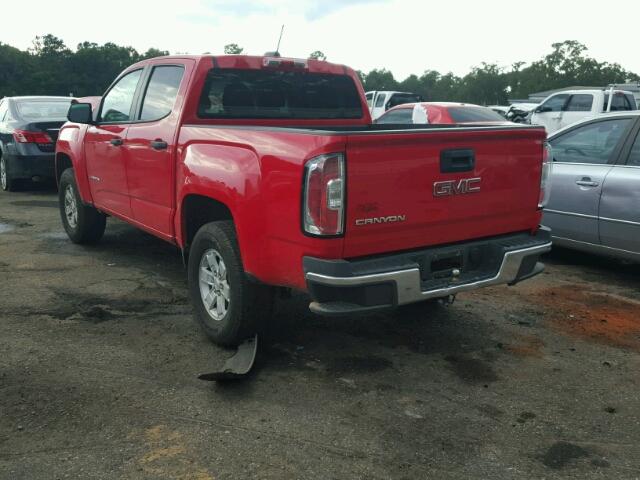 1GTG5BEA5G1308900 - 2016 GMC CANYON RED photo 3