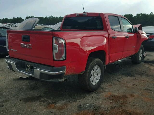 1GTG5BEA5G1308900 - 2016 GMC CANYON RED photo 4